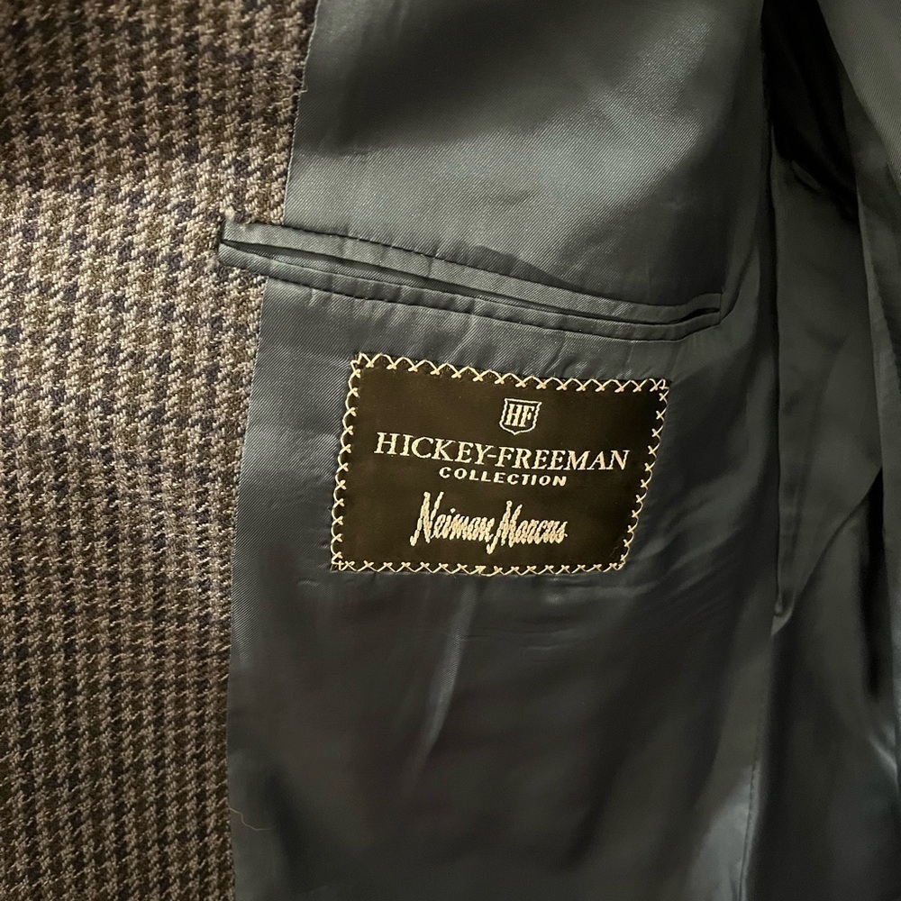 NWOT Vintage Neiman Marcus Wool/Cashmere Hickey-Freeman Collection Blazer Size L - Picture 5 of 13